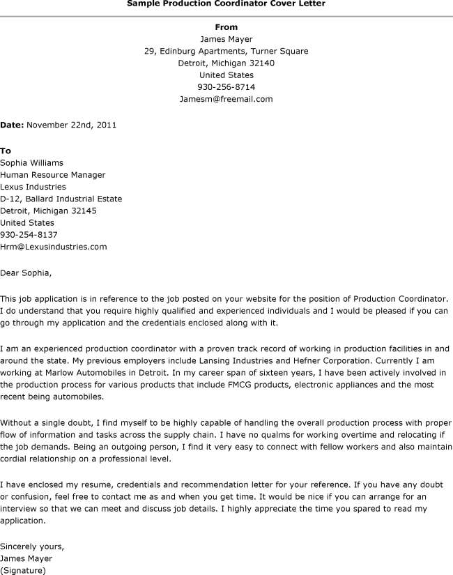 Security supervisor cover letter sample