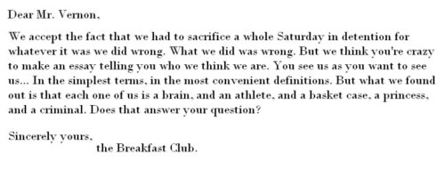 the breakfest club essay the breakfest club essay
