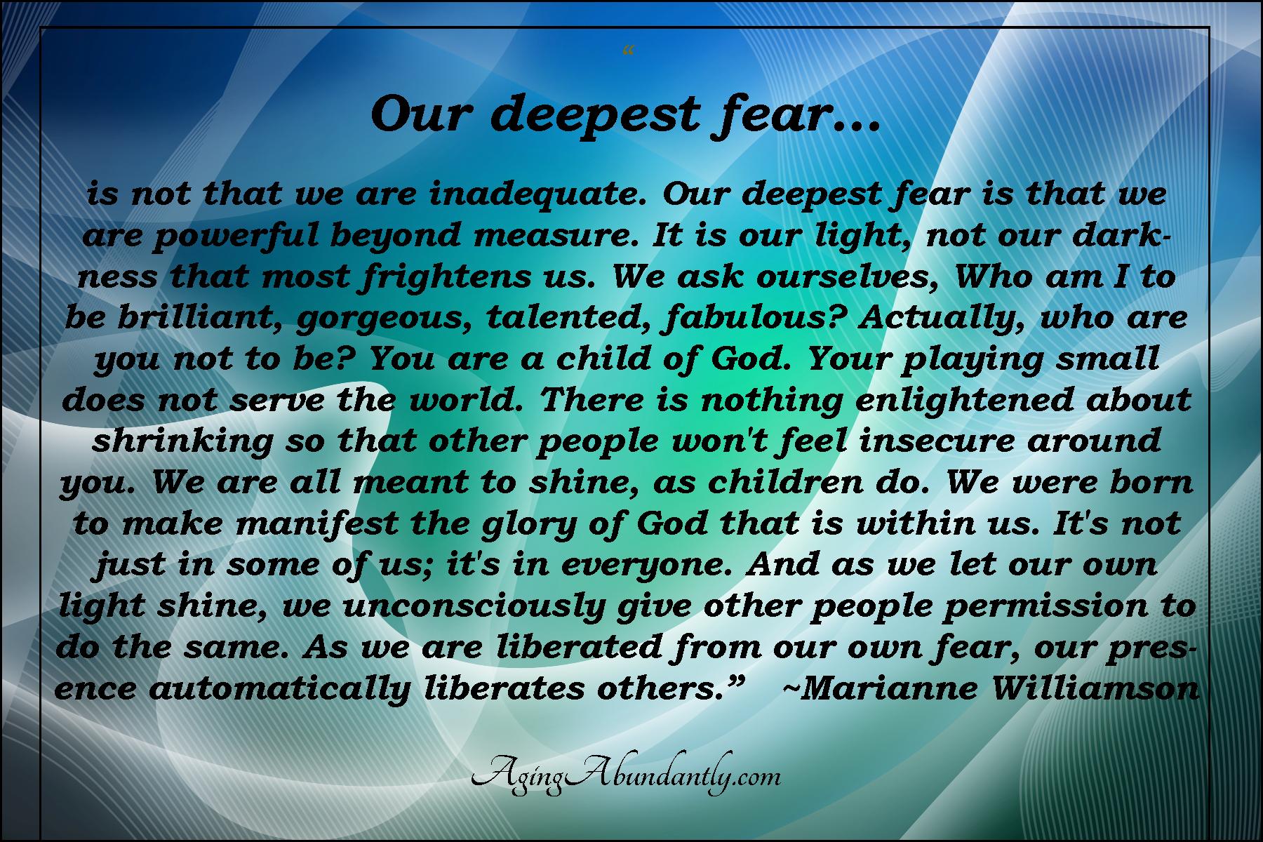 Our Deepest Fear Coach Carter Quotes. QuotesGram1800 x 1200