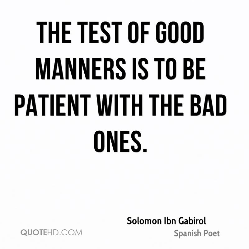 Essay On Good Behaviour