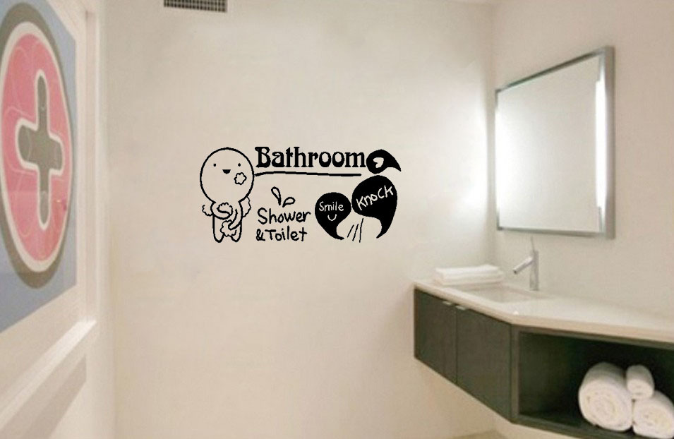 Shower Bathroom Wall Decals Quotes. QuotesGram