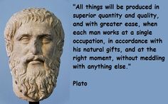 What is Plato famous for?