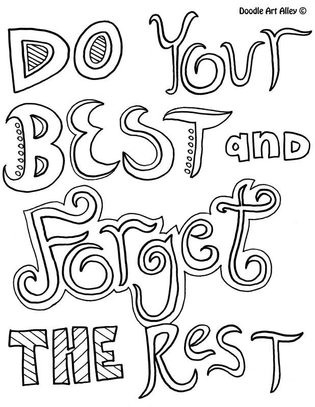 quotes coloring pages - photo #38