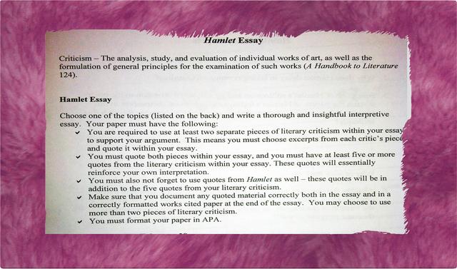 hamlet thesis statements on death hamlet thesis statements on death