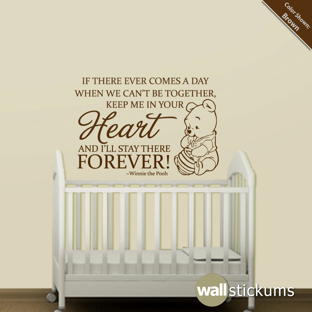 Wall Sticker Es For Nursery All About Stickers Winnie The Pooh Baby Room Es N Wall Decal