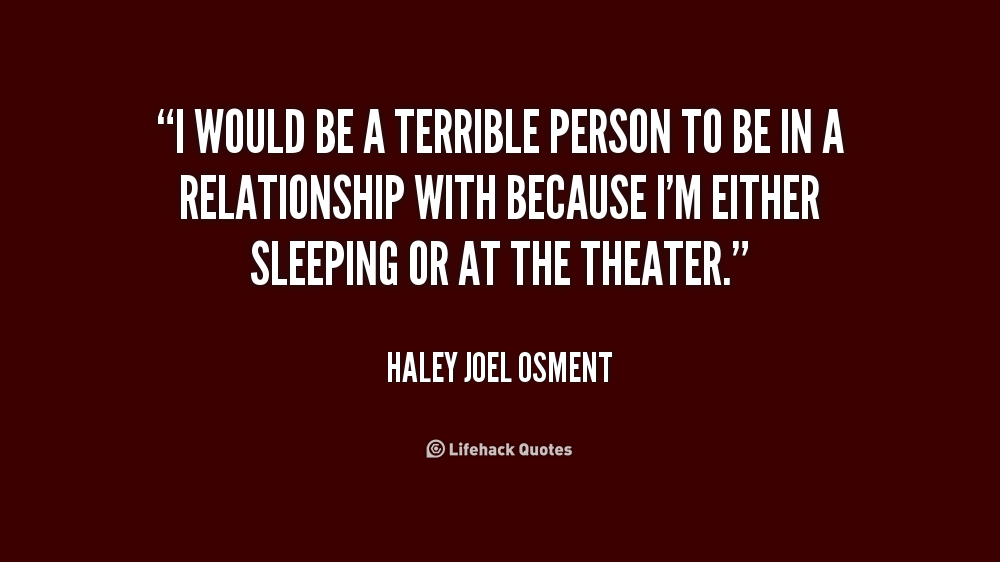 Terrible Person Quotes QuotesGram
