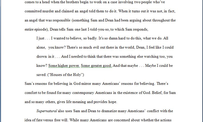 How do I insert a large quote in an essay?