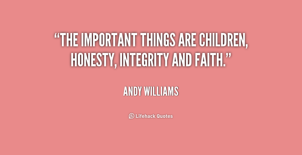 importance of integrity As a professional speaker and running a speaker business do you think integrity and honesty is one of the most important qualities to have in. importance of integrity As a professional speaker and running a speaker business do you think integrity and honesty is one of the most important qualities to have in.