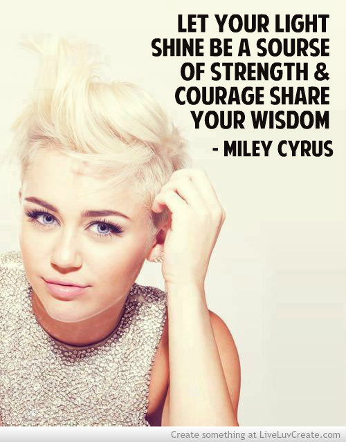 Miley Cyrus Quotes About Haters Quotesgram