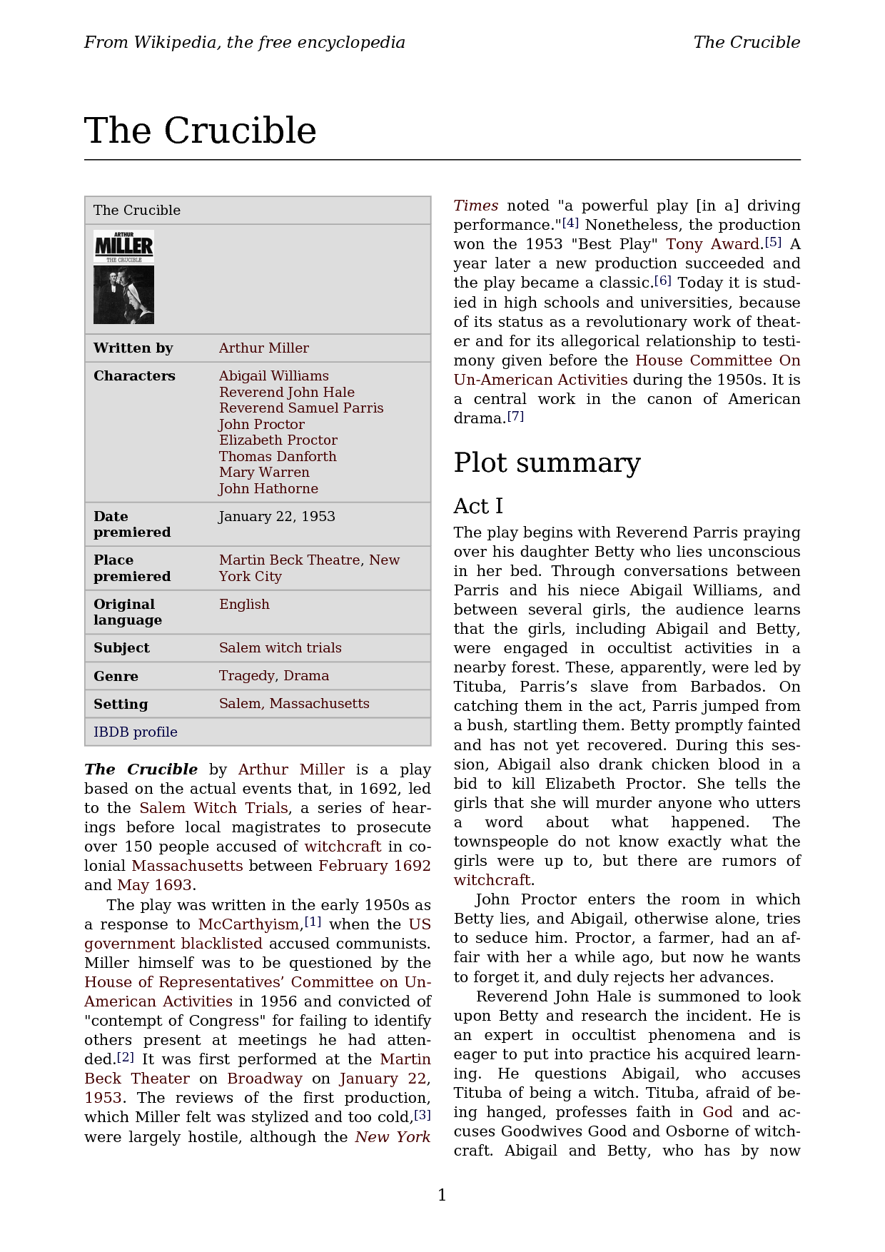 an analysis of the characters of the crucible a play by arthur miller The crucible by arthur miller the actual plot of the crucible is deceptively simple, and the play’s richness and complexity an analysis of major characters. an analysis of the characters of the crucible a play by arthur miller The crucible by arthur miller the actual plot of the crucible is deceptively simple, and the play’s richness and complexity an analysis of major characters.