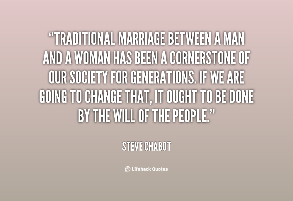Tradition as a barrier to relationships