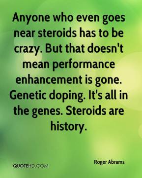 Doctors quotes on steroids