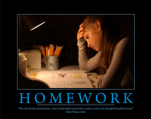 Motivational quotes doing homework