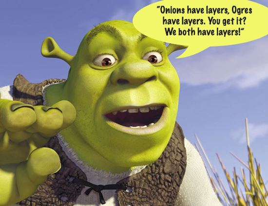 Image result for parfait has layers shrek