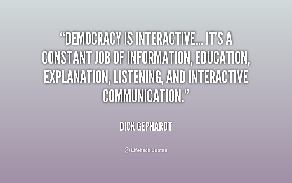 What is democracy essay