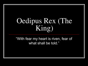 Oedipus dramatic irony
