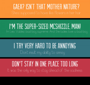 Sad Leo Valdez Quotes. QuotesGram