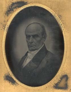Daniel webster protests the war with