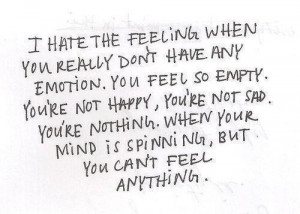Quotes About Feeling Empty. QuotesGram