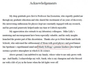 Dissertation acknowledgments