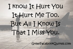 Missing You Hurts Quotes. QuotesGram