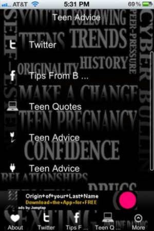 Forums Teen Quizzes Teen Advice 85