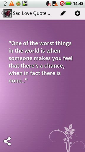 Sad Love Quotes For One Sided Love is the app that will help you deal ...