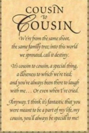Famous Quotes About Cousins. QuotesGram