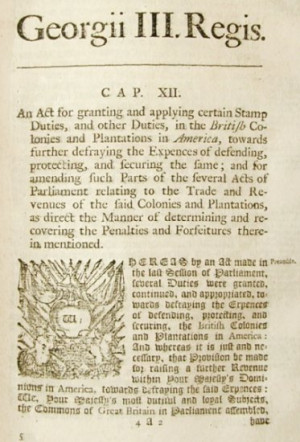 Stamp act essay