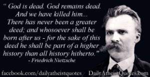 friedrich nietzsche god is dead essay friedrich nietzsche god is dead essay