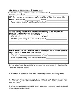 the miracle worker essay questions the miracle worker essay questions