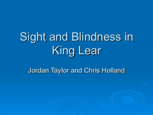 blindness in king lear thesis blindness in king lear thesis