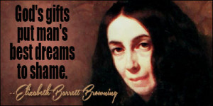 the life and times of elizabeth barrett browning Elizabeth barrett browning’s sonnet 25 from sonnets from the portuguese dramatizes the transformation of the speaker’s heavy heart of misery into a welcoming home of life and love she credits her belovèd for her ability to transcend her earlier sorrows. the life and times of elizabeth barrett browning Elizabeth barrett browning’s sonnet 25 from sonnets from the portuguese dramatizes the transformation of the speaker’s heavy heart of misery into a welcoming home of life and love she credits her belovèd for her ability to transcend her earlier sorrows.