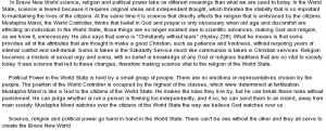 Brave new world religion essay
