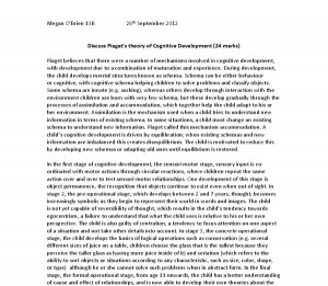 an assessment on piaget essay Read this essay on jean piaget a critical assessment will then be made on the extent to which gender stereotyping acts in accordance to piaget’s stages of. an assessment on piaget essay Read this essay on jean piaget a critical assessment will then be made on the extent to which gender stereotyping acts in accordance to piaget’s stages of.