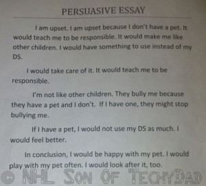 Quotes used in persuasive essays