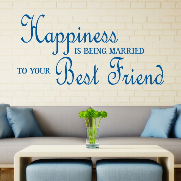 Best Freind Love Quote Transfer Large Art Decor Romantic Wall Quote DAQ23 