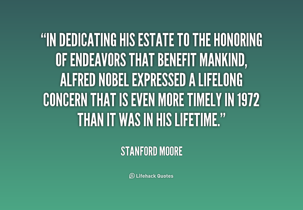 Stanford Moore Quotes. QuotesGram