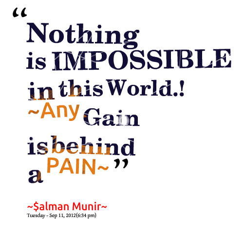 Nothing Is Impossible Quotes. QuotesGram