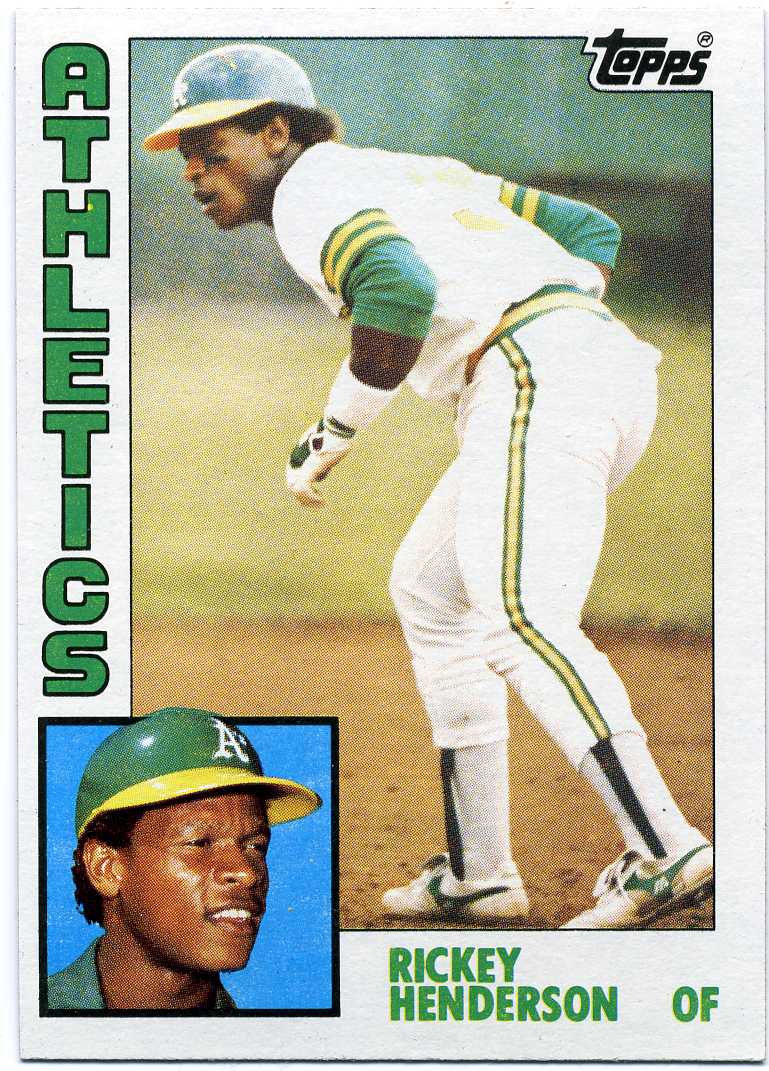 Rickey Henderson enjoying the game