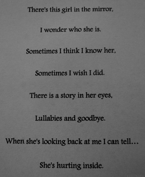 Sad Mirror Quotes Quotesgram Sad Mirror Quotes Quotesgram