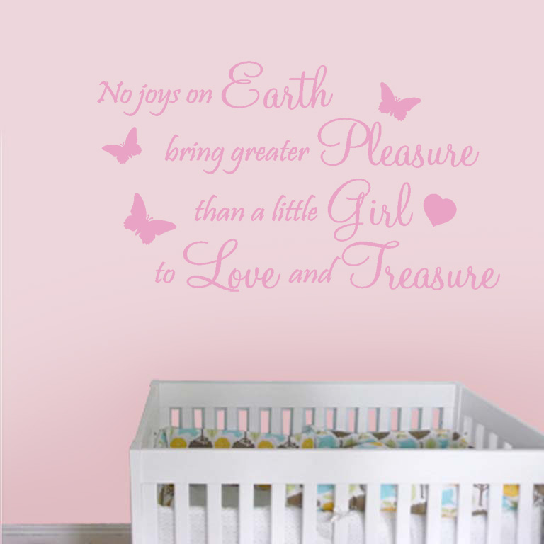 baby girl wall stickers