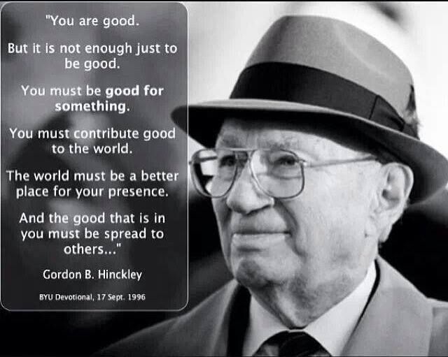 Gordon B Hinckley Quotes Presence