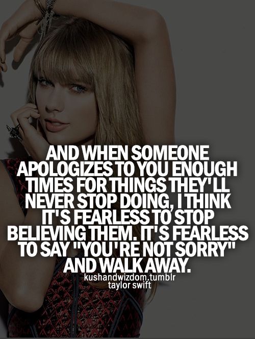 Sorry Is Not Enough Quotes. QuotesGram