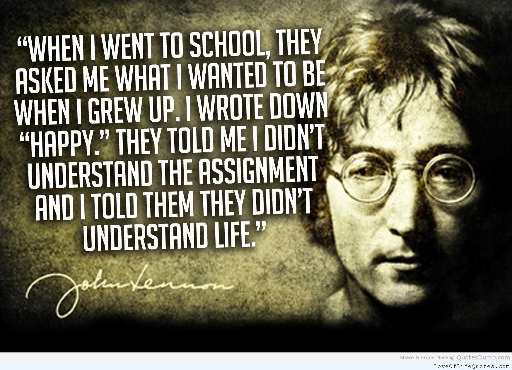 John Lennon Quotes Quotesgram