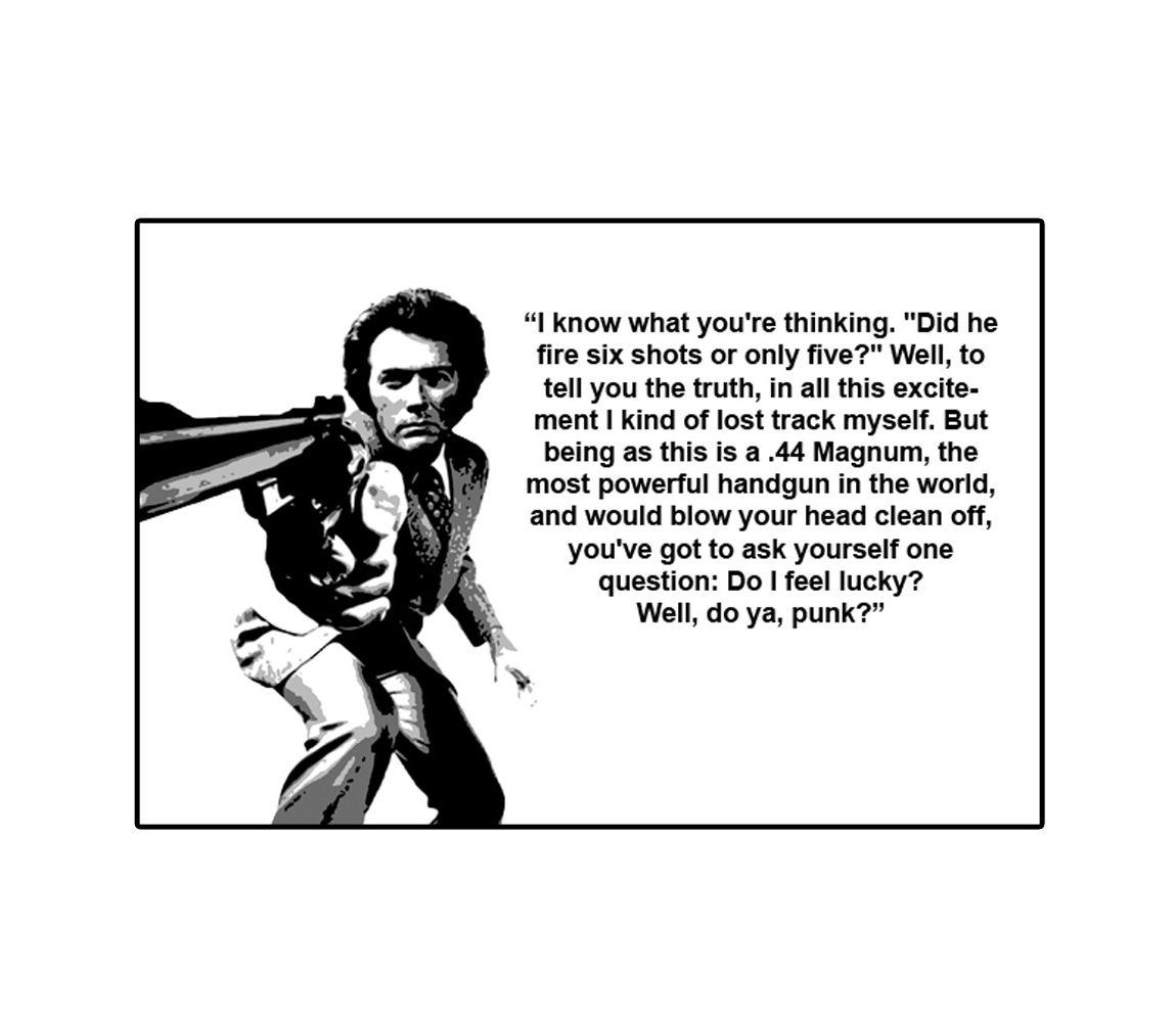 Clint Eastwood Dirty Harry Quotes. QuotesGram