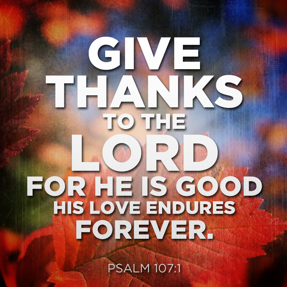 Thanksgiving prayer let us give thanks