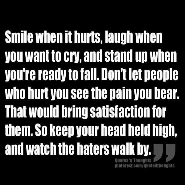 When you hurt i hurt. When you hurt me this is who you hurt. Want head. There is only who doesn't laugh at you when you Cry. Dont Let people involve you in their Storm.