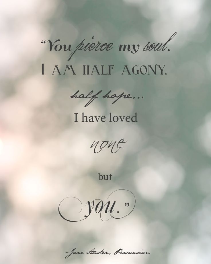 The Essence of Forgiveness - Persuasion by Jane Austen