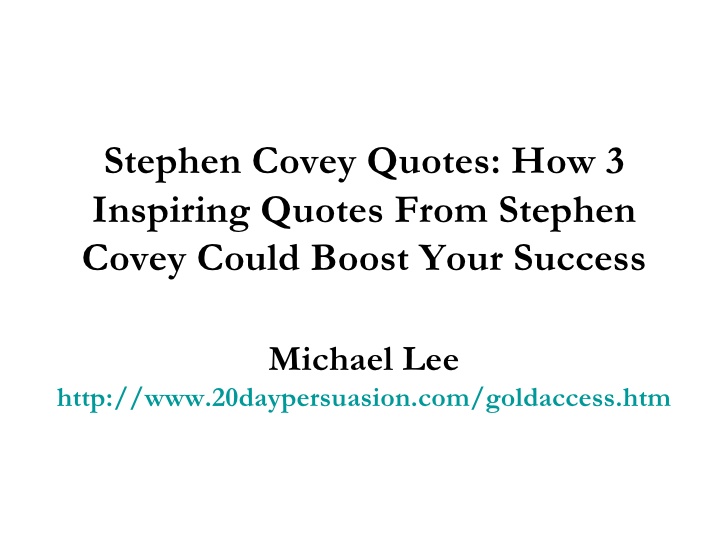 Stephen Covey Quotes On Success. QuotesGram